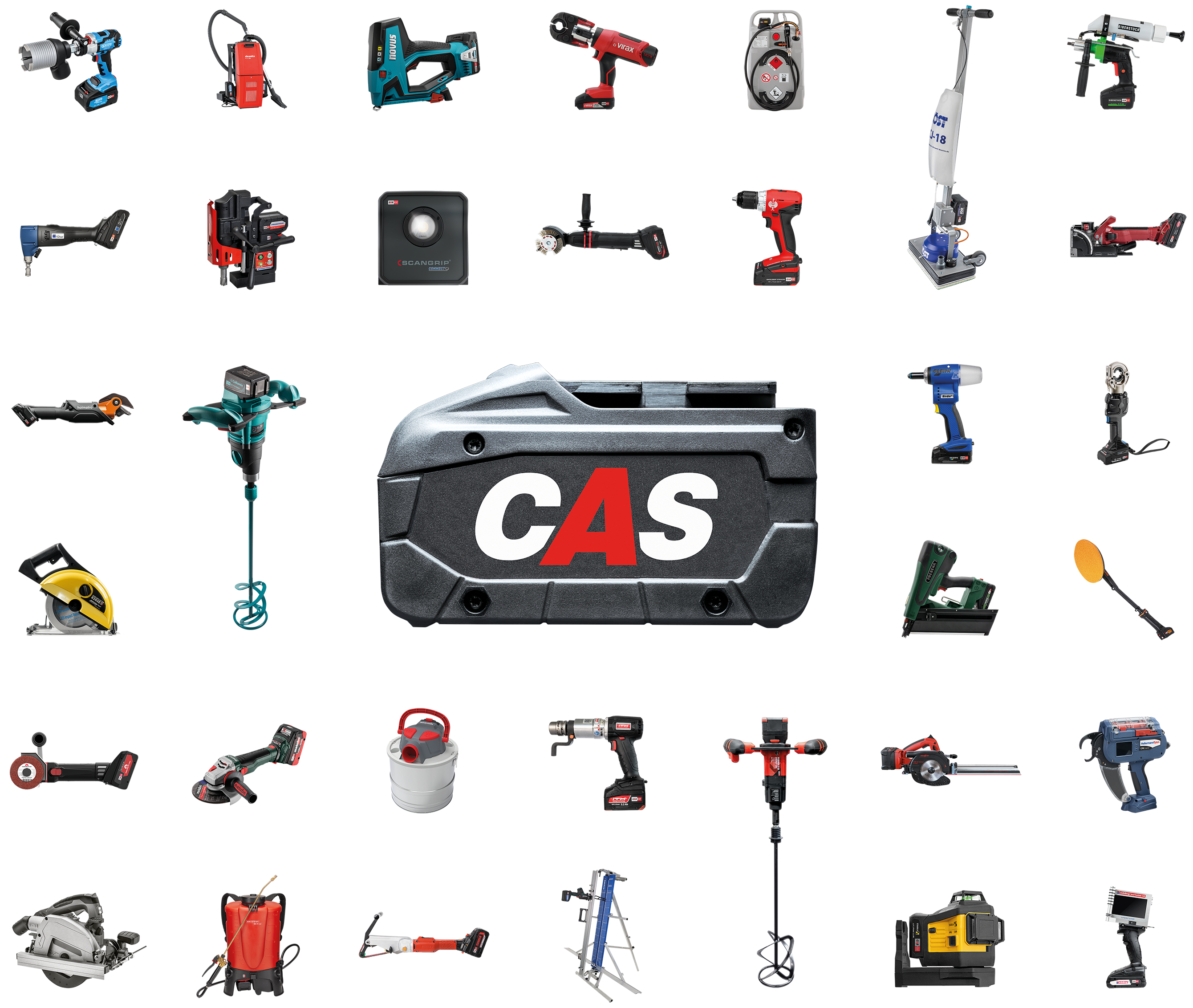 Illustration de différents outils de l'univers des marques du CAS